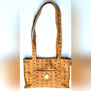 MCM Visetos cowhide leather shoulder bag German made